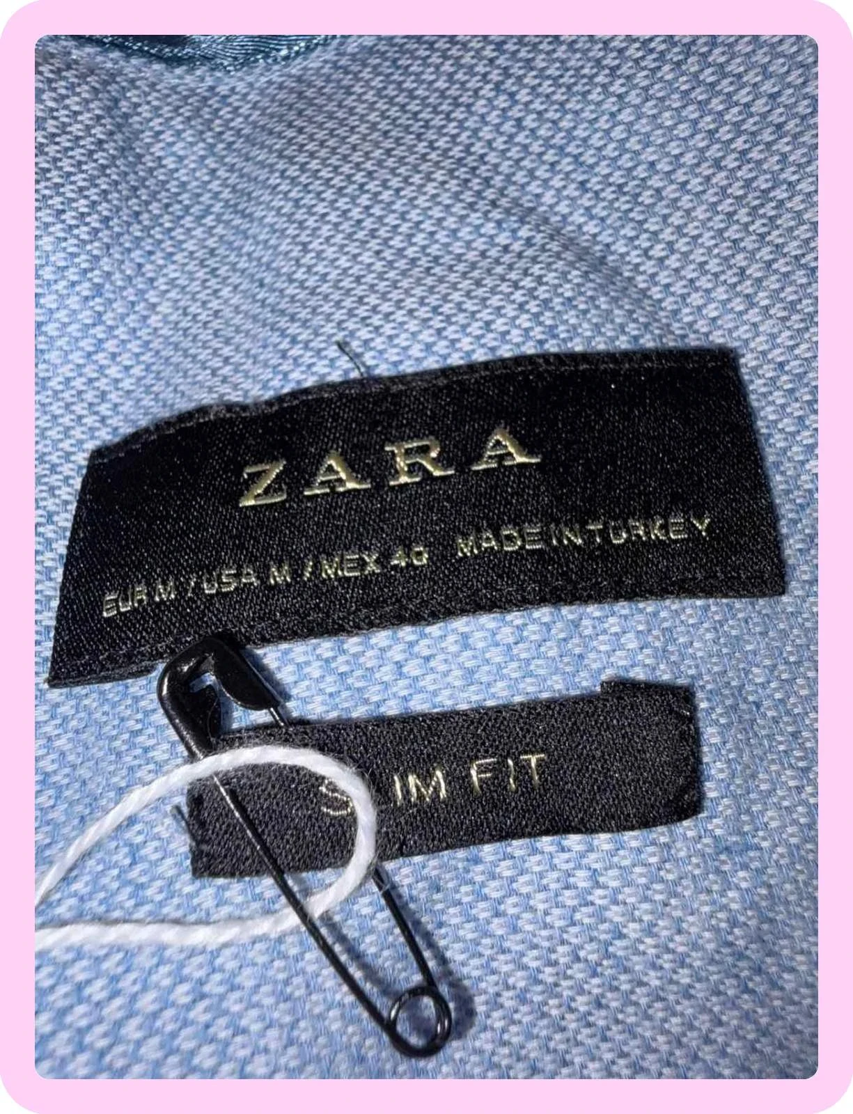 Camisa hombre Zara limpia poco usada talla m – photo 6
